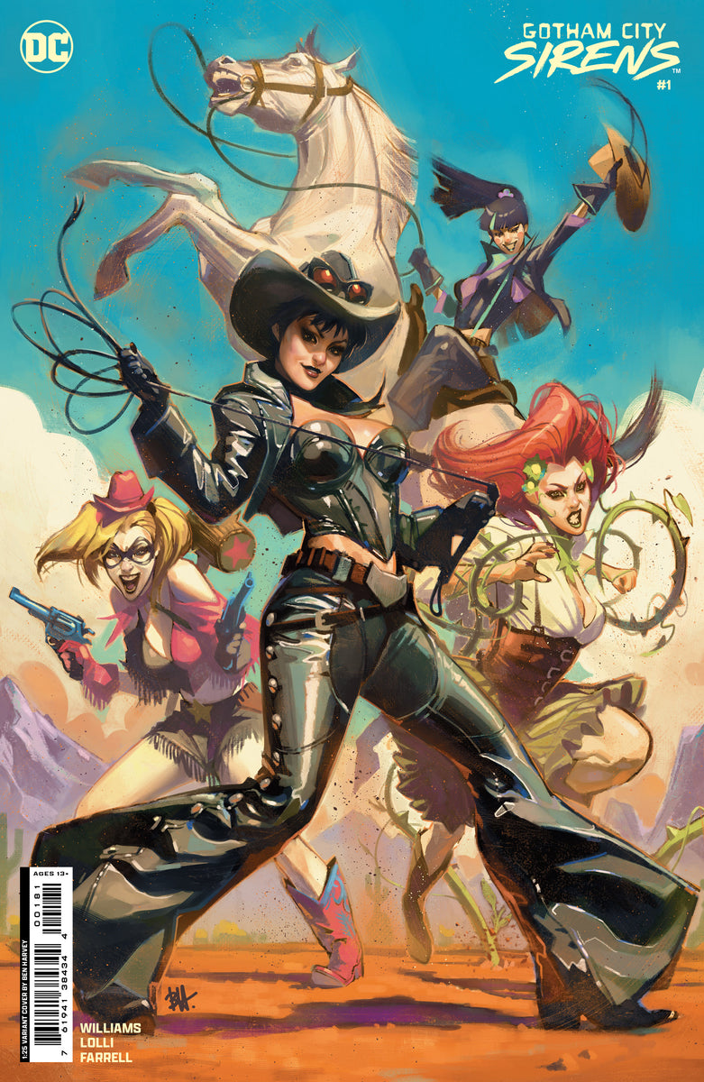 GOTHAM CITY SIRENS #1 (OF 4) CVR H INC 1:25 BEN HARVEY CARD STOCK