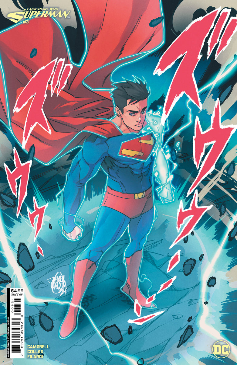 MY ADVENTURES WITH SUPERMAN #3 (OF 6) CVR B JAHNOY LINDSAY CARD