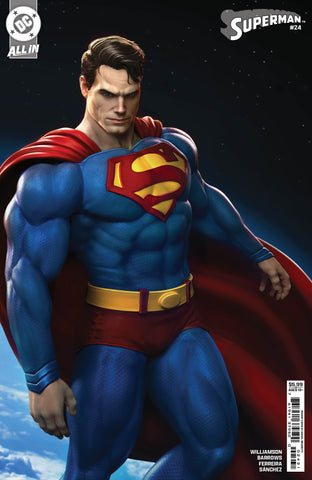 SUPERMAN #24 CVR D RAPHAEL GRASSETTI CARD STOCK VAR