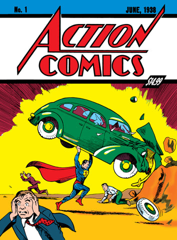 SUPERMAN DAY 2025 - ACTION COMICS #1 GOLDEN AGE SIZED FACSIMILE EDITION CVR C JOE SHUSTER FOIL VAR  (Can't Be Picked Up Until 4/18/25)