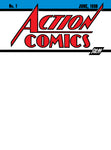 SUPERMAN DAY 2025 - ACTION COMICS #1 GOLDEN AGE SIZED FACSIMILE EDITION CVR D BLANK VAR  (Can't Be Picked Up Until 4/18/25)