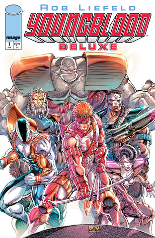 YOUNGBLOOD DELUXE #1 CVR B ROB LIEFELD FOIL VAR