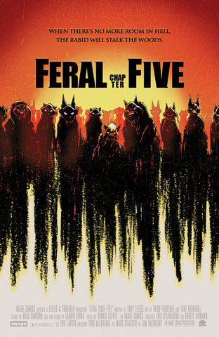 FERAL #5 CVR B TONY FLEECS & TRISH FORSTNER MOVIE HOMAGE VAR