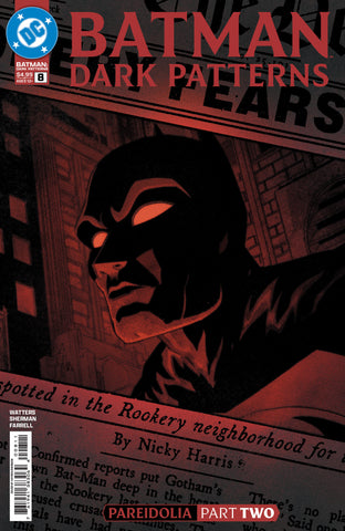 BATMAN DARK PATTERNS #8 (OF 12) CVR A HAYDEN SHERMAN