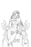 VAMPIRELLA ARMAGEDDON #2 CVR N INC 1:15 JOSEPH MICHAEL LINSNER LINE ART VIRGIN VAR