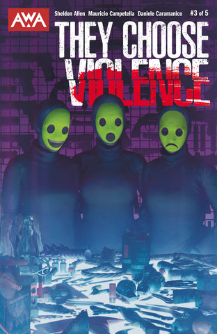 THEY CHOOSE VIOLENCE #3 (OF 5) CVR A RAHZZAH (MR)