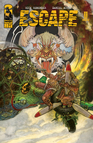 ESCAPE #1 CVR B INC 1:15 MICHAEL WM KALUTA VAR