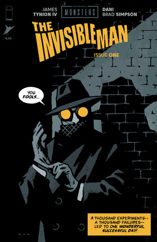 UNIVERSAL MONSTERS THE INVISIBLE MAN #1 (OF 4) CVR C INC 1:10 DAVID AJA PULP VAR