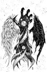 WITCHBLADE #13 CVR D INC 1:10 GIUSEPPE CAFARO B&W VIRGIN VAR