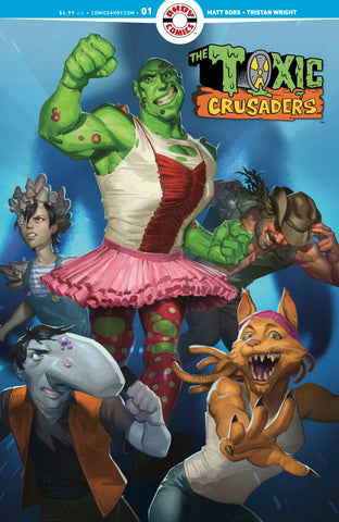 TOXIC CRUSADERS #1 (OF 5) CVR B 3 COPY AR SULLIVAN UNLOCK VAR (MR)
