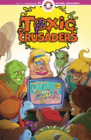 TOXIC CRUSADERS #1 (OF 5) CVR C 5 COPY RETROWARE GAME ART UNLOCK VAR (MR)