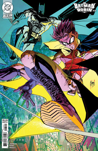 BATMAN AND ROBIN #25 CVR B GUILLEM MARCH CARD STOCK VAR