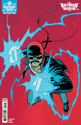 BATMAN AND ROBIN #25 CVR E LEONARDO ROMERO HISPANIC HERITAGE MONTH EL GAUCHO CARD STOCK VAR