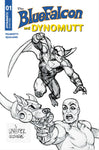 BLUE FALCON & DYNOMUTT #1 CVR L INC 1:10 JOSEPH MICHAEL LINSNER LINE ART VAR