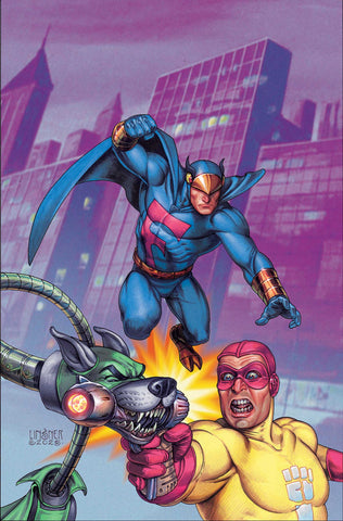 BLUE FALCON & DYNOMUTT #1 CVR O INC 1:15 JOSEPH MICHAEL LINSNER VIRGIN VAR