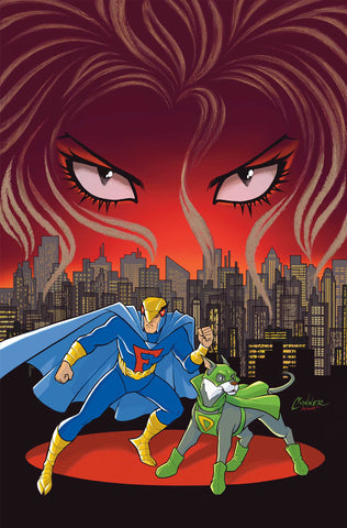 BLUE FALCON & DYNOMUTT #1 CVR P INC 1:20 AMANDA CONNER VIRGIN VAR