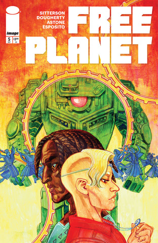 FREE PLANET #5 CVR B JED DOUGHERTY GREEN VAR
