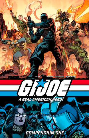 GI JOE A REAL AMERICAN HERO COMPENDIUM TP BOOK 01 BOOK MARKET ANDY KUBERT & BRAD ANDERSON CVR