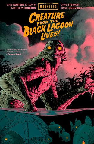 UNIVERSAL MONSTERS CREATURE FROM THE BLACK LAGOON LIVES HC BOOK MARKET MATTHEW ROBERTS & DAVE STEWART CVR