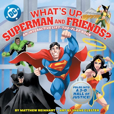 WHATS UP SUPERMAN AND FRIENDS HC A POP MAGIC BOOK