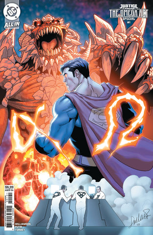 JUSTICE LEAGUE THE OMEGA ACT SPECIAL #1 (ONE SHOT) CVR D SALVADOR LARROCA CARD STOCK VAR (DC K.O.)