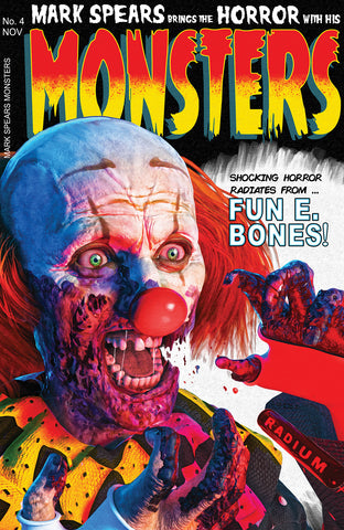 MARK SPEARS MONSTERS #4 Second Printing Cvr C Inc 1:25 Mark Spears Black Cat #50 Homage Clown Var