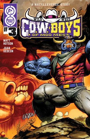 WILD WEST COW-BOYS OF MOO MESA #3 (OF 4) CVR A JUAN GEDEON