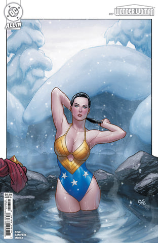 WONDER WOMAN #17 CVR D FRANK CHO SWEATER WEATHER CARD STOCK VAR