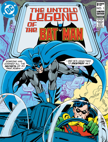 LIMITED EDITION THE UNTOLD LEGEND OF THE BATMAN #1 CVR A JOSE LUIS GARCIA-LOPEZ & DICK GIORDANO