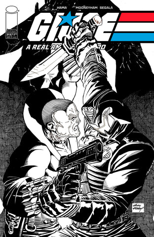 GI JOE A REAL AMERICAN HERO #313 CVR B ANDY KUBERT B&W VAR