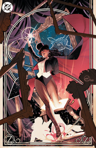 ZATANNA #1 (OF 6) CVR J INC 1:50 JAMAL CAMPBELL FRAMES CARD STOCK VAR