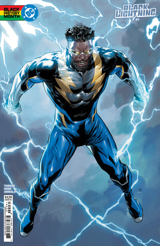 BLACK LIGHTNING #4 CVR C RYAN BENJAMIN BLACK HISTORY MONTH CARD STOCK VAR