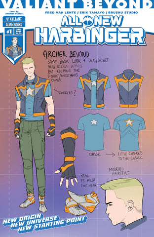 Valiant Beyond: All-New Harbinger #1 D (Ponce Design Variant)