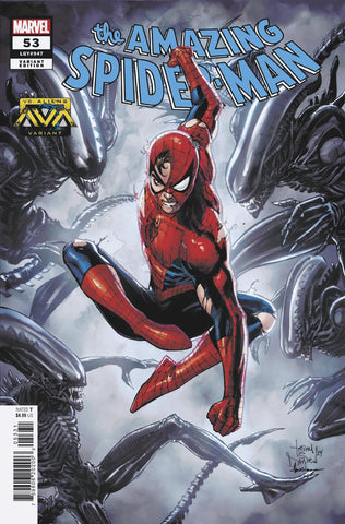 AMAZING SPIDER-MAN #53 TONY DANIEL MARVEL VS. ALIEN VARIANT