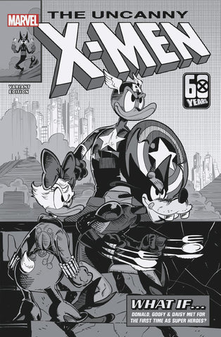 AMAZING SPIDER-MAN #59 GIADA PERISSONOTTO DISNEY WHAT IF? BLACK AND WHITE VARIANT 1:100