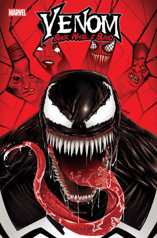 VENOM: BLACK  WHITE & BLOOD #1 DOALY VARIANT 1:25