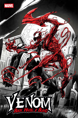 VENOM: BLACK  WHITE & BLOOD #1 MARK BAGLEY VARIANT