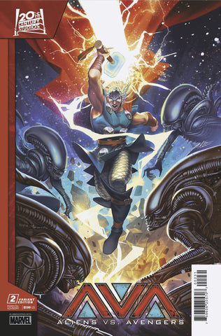 ALIENS VS. AVENGERS #2 MATEUS MANHANINI VARIANT