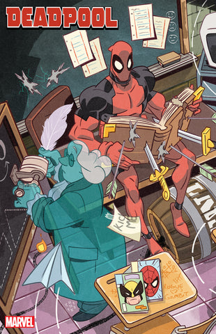 DEADPOOL #1 SEAN GALLOWAY SATURDAY MORNING CONNECTING VARIANT