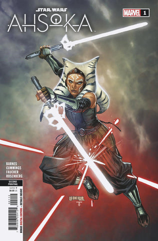 STAR WARS: AHSOKA #1 KEN LASHLEY 2ND PRINTING VARIANT