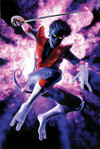 UNCANNY X-MEN #9 MIKE MAYHEW NIGHTCRAWLER VIRGIN VARIANT 1:50