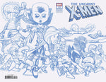 UNCANNY X-MEN #13 CHRIS GIARRUSSO MARVEL UNIVERSE CONNECTING BLUE LINE SKETCH WRAP VARIANT N 1:50