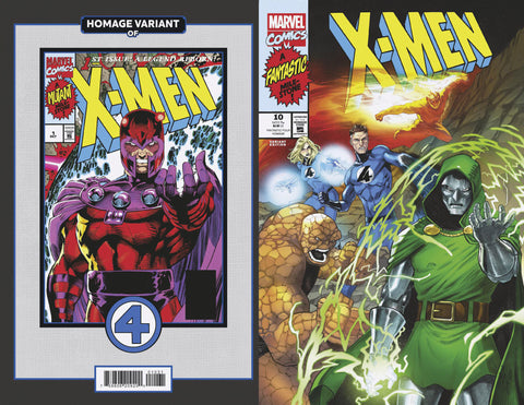 X-MEN #10 MICHELE BANDINI FANTASTIC FOUR HOMAGE VARIANT