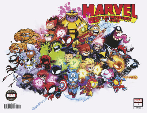 MARVEL 85TH ANNIVERSARY SPECIAL #1 SKOTTIE YOUNG WRAPAROUND VARIANT