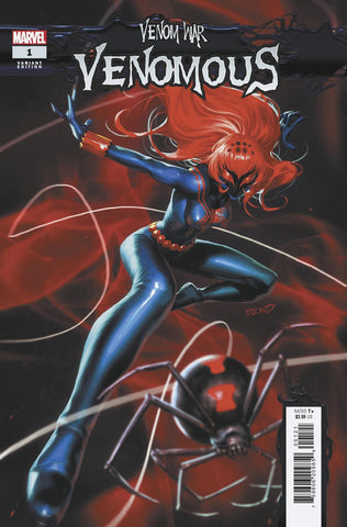 VENOM WAR: VENOMOUS #1 DERRICK CHEW BLACK WIDOW VARIANT [VW]