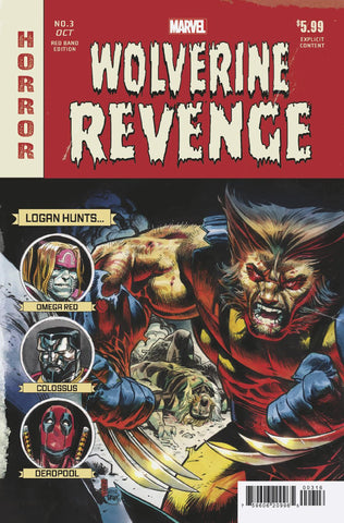 WOLVERINE: REVENGE - RED BAND #3 NIC KLEIN HOMAGE VARIANT [POLYBAGGED] 1:25