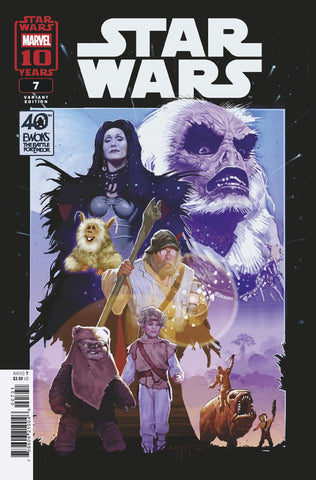 STAR WARS #7 E.M. GIST BATTLE FOR ENDOR 40TH ANNIVERSARY VARIANT