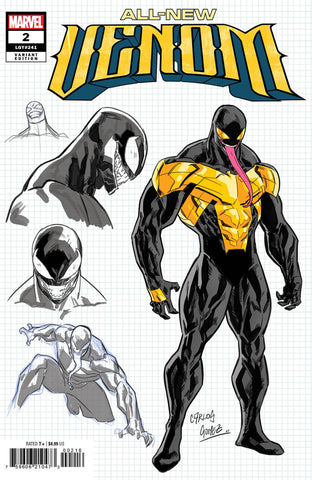 ALL-NEW VENOM #2 CARLOS GOMEZ DESIGN VARIANT 1:10