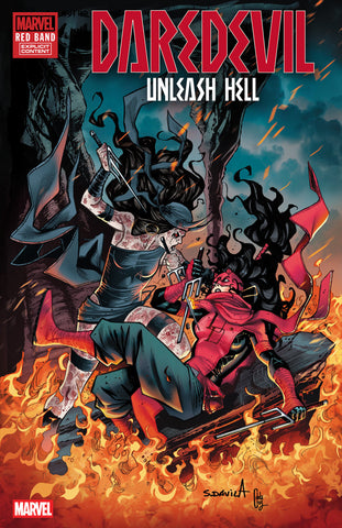 DAREDEVIL: UNLEASH HELL - RED BAND #4 [POLYBAGGED] SERGIO DAVILA VARIANT
