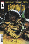 BRING ON THE BAD GUYS: ABOMINATION #1 JONAS SCHARF VARIANT